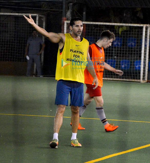 ranbir kapoor abhishek bachchan ishaan khatter and others snpped during a soccer match 9