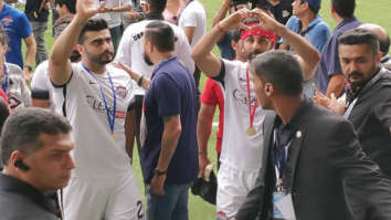Ranbir Kapoor, Abhishek Bachchan and Arjun Kapoor play charity football; break into ‘Kala Chashma’ dance in Singapore