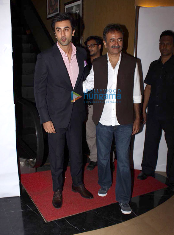 ranbir kapoor snapped arriving for the teaser launch of sanju 2