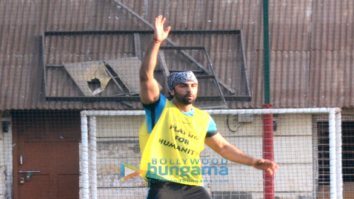 Ranbir Kapoor snapped at a football match in Bandra