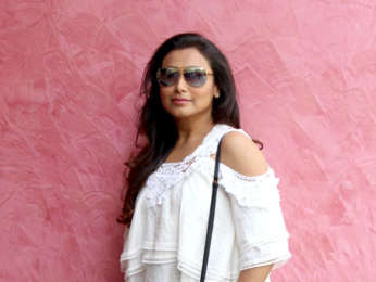 Rani Mukerji spotted at Yash Raj Studio in Andheri