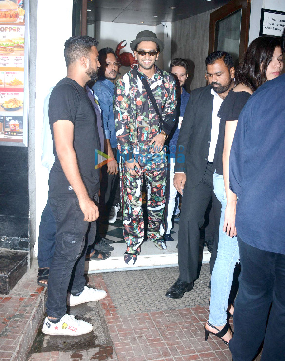 Ranveer Singh, Shraddha Kapoor and Mandana Karimi spotted at Bastian in Bandra Ranveer Singh, Shraddha Kapoor and Mandana Karimi spotted at Bastian in Bandra
