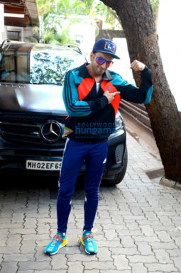 Ranveer Singh spotted at the physio rehab clinic in Bandra
