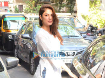 Rhea Chakraborty spotted at the Kitchen Garden in Bandra