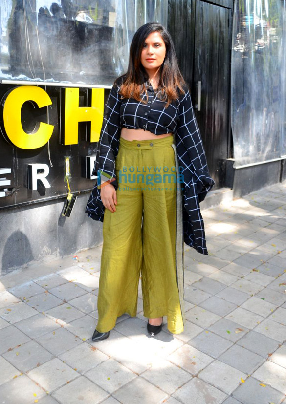richa chadda and rahul bhatt promote their film daas dev in bandra 3