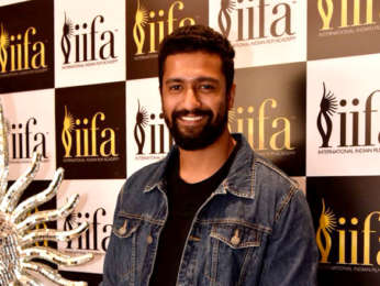 Riteish Deshmukh, Neha Dhupia and Vicky Kaushal arrive for the IIFA voting session