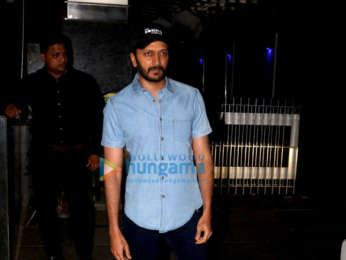 Riteish Deshmukh and Manyata Dutt snapped with their respective kids at Hakkasan