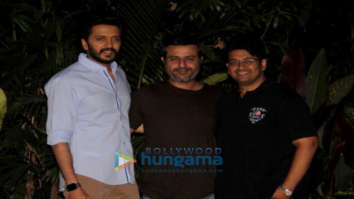Riteish Deshmukh and Milap Zaveri spotted after a meeting in Khar