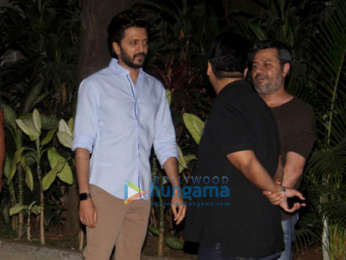 Riteish Deshmukh and Milap Zaveri spotted after a meeting in Khar