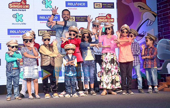 rohit shetty at the launch of little singham 3