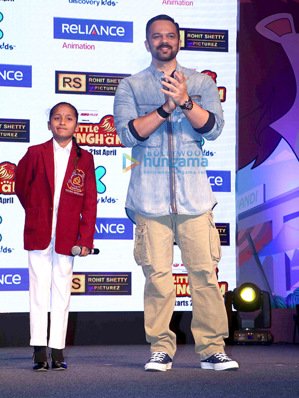 rohit shetty at the launch of little singham 6