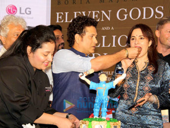 Sachin Tendulkar launches Boria Majumdar's book 'Eleven Gods and A Billion Indians'