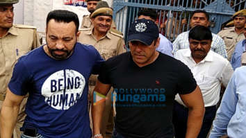 Salman Khan snapped after being released from Jodhpur jail