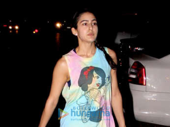 Sara Ali Khan spotted after her gym session