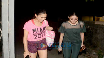 Sara Ali Khan spotted after her gym session in Bandra