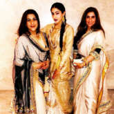 Sara Ali Khan stuns in traditional avatar; poses with mom Amrita Singh and Dimple Kapadia
