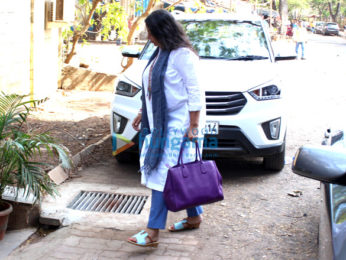 Shabana Azmi snapped in Juhu