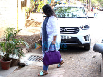 Shabana Azmi snapped in Juhu