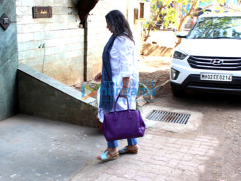 Shabana Azmi snapped in Juhu