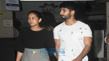 Shahid Kapoor and Mira Rajput spotted in Bandra