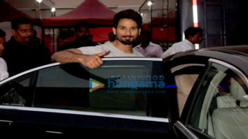 Shahid Kapoor and Shruti Haasan spotted at Mehboob studio shooting for an advertisement