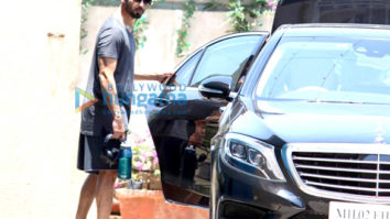 Shahid Kapoor and Sidharth Malhotra spotted at Reset gym in Bandra