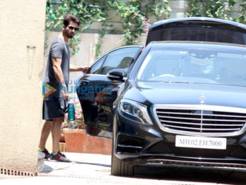 Shahid Kapoor and Sidharth Malhotra spotted at Reset gym in Bandra