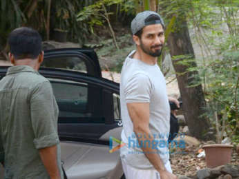 Shahid Kapoor at dance rehearsals at Bandra