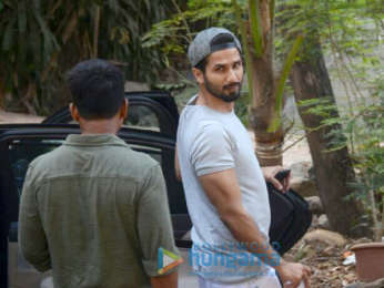 Shahid Kapoor at dance rehearsals at Bandra