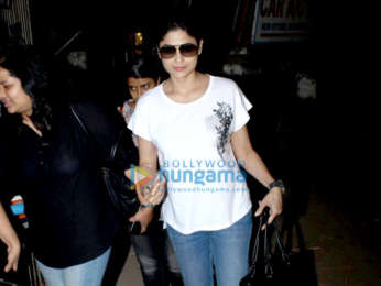 Shamita Shetty spotted at Kromakay salon in Juhu