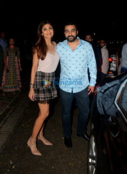 Shilpa Shetty and Raj Kundra snapped at Hakkasan