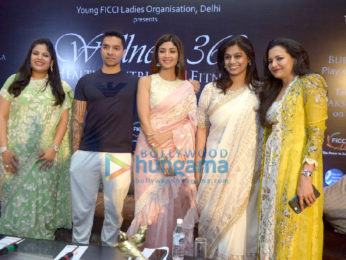 Shilpa Shetty snapped attending FICCI FLO