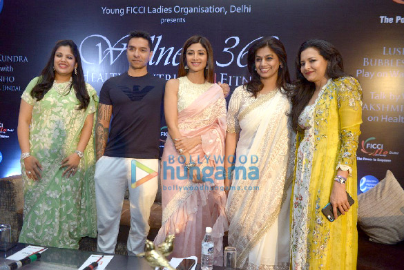 Shilpa Shetty snapped attending FICCI FLO