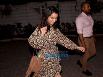 Shraddha Kapoor snapped after a dubbing session in Juhu