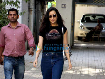 Shraddha Kapoor snapped at the Maddock Films office