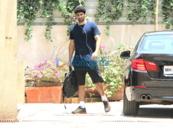 Sidharth Malhotra, Daisy Shah and Aditya Roy Kapur snapped outside the gym