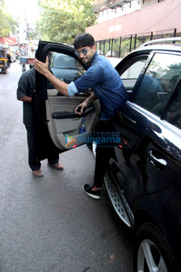 Sidharth Malhotra snapped at the Matrix office