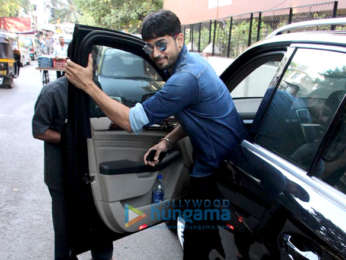 Sidharth Malhotra snapped at the Matrix office