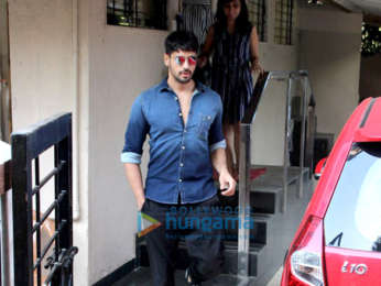 Sidharth Malhotra snapped at the Matrix office