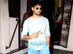 Sidharth Malhotra spotted at the dubbing studio in Bandra