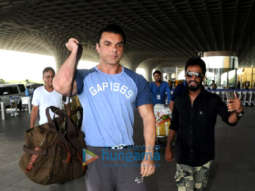 Sohail Khan and Shreyas Talpade snapped at the airport