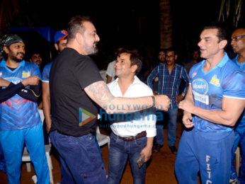Suniel Shetty, Riteish Deshmukh, Sonu Sood and others at a match in Mumbai