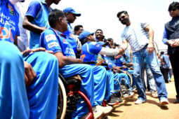 Suniel Shetty inaugurates the India-Bangladesh Wheelchair Cricket Series