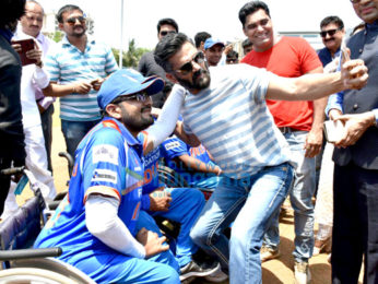 Suniel Shetty inaugurates the India-Bangladesh Wheelchair Cricket Series