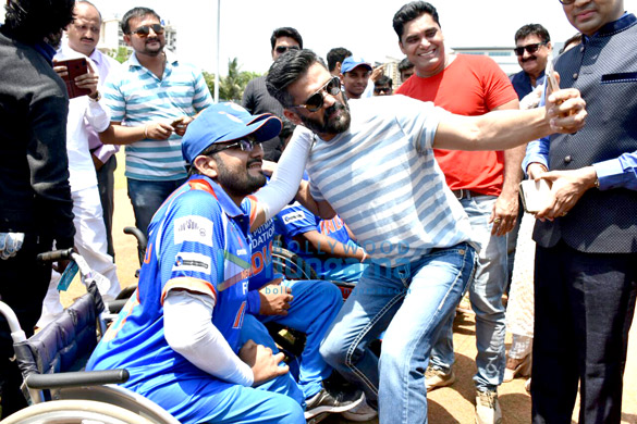 suniel shetty inaugurates the india bangladesh wheelchair cricket series 2
