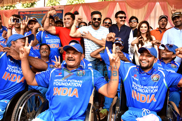 Suniel Shetty inaugurates the India-Bangladesh Wheelchair Cricket Series Suniel Shetty inaugurates the India-Bangladesh Wheelchair Cricket Series