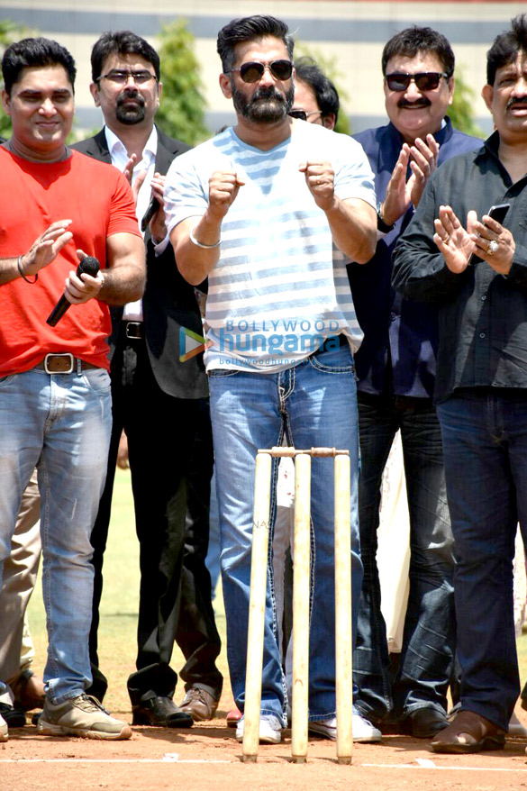 suniel shetty inaugurates the india bangladesh wheelchair cricket series 5