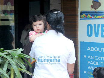 Taimur Ali Khan snapped outside his play school
