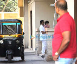 Taimur Ali Khan spotted at Amrita Arora's house