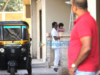 Taimur Ali Khan spotted at Amrita Arora's house